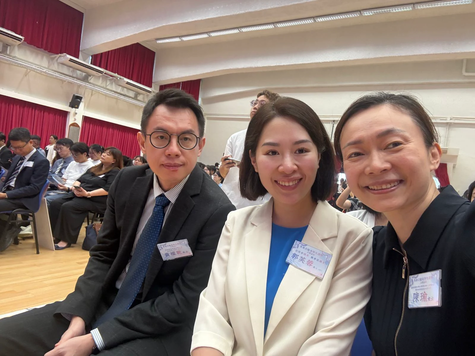 在頒獎禮與社區夥伴相聚